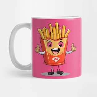 kawai french fries T-Shirt cute Mug